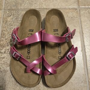 Birkenstock Pink Mayari Sandals